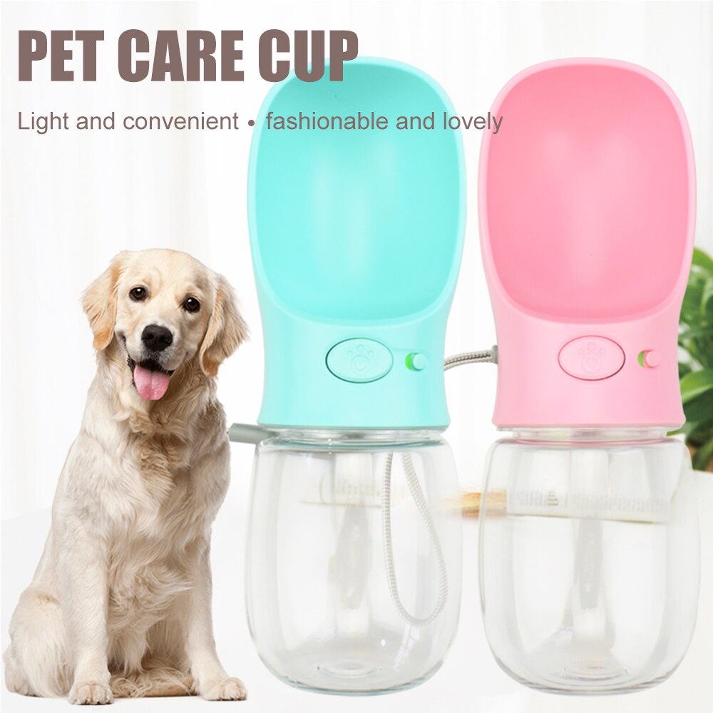 Dog-Water-Bottle-Travel-Drinking-Cup-Outdoor-Portable-Kettle-Pet-Drinking-Water-Feeder-Bowl-350ML-Trumpet